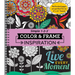 Color & Frame - Inspiration (Adult Coloring Book)