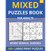Mixed Puzzles Book For Adults - Word Search, Sudoku: 100+ Large Print Puzzles For Adults & Seniors (Vol 3)