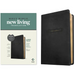 NLT Large Print Thinline Center-Column Reference Bible, Filament Enabled (Leatherlike, Black Holy Windows, Red Letter)
