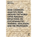 Dear Candidate: Analysts from Around the World Offer Personal Reflections on Psychoanalytic Training, Education, and the Profession