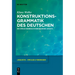 Konstruktionsgrammatik Des Deutschen: Ein Sprachgebrauchsbezogener Ansatz
