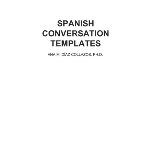 Spanish Conversation Templates
