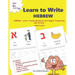 Learn to Write HEBREW: HEBREW Letter Tracing Workbook with English Translations and Pictures 110 page book for children of ages 4+ to learn H