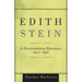 Edith Stein: A Philosophical Prologue, 1913-1922