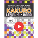 Kakuro Puzzle Level 4, Adult Puzzle Book 160 Puzzles: Cross Sums Puzzle Books for Adults