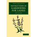 Instructions in Gardening for Ladies