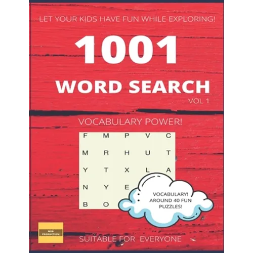 1001 Fun Word Search: Suitable to Improve Vocabulary and Have Fun!