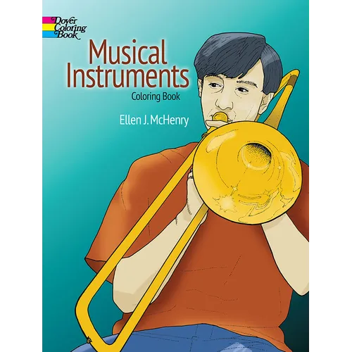 Musical Instruments Coloring Book