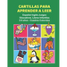 Cartillas para Aprender a Leer Español Inglés Juegos Educativos. Libros Infantiles 2-8 años - Cuadros Coloridos: 200 primeras palabras flashcards espa