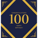 Happy 100th Birthday Guest Book (Hardcover): Happy 100th Birthday Guest book, party and birthday celebrations decor, memory book, scrapbook, one hundr