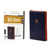 Rvr60, Santa Biblia, Letra Supergigante, Leathersoft, Azul, Con Cierre, Comfort Print
