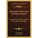 Hypnotism, Mesmerism and Reincarnation: Startling Facts in the Light of the Esoteric Philosophy