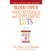 Blood Type B Food, Beverage and Supplement Lists