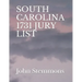 South Carolina 1731 Jury List