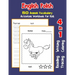 English Polish 50 Animals Vocabulary Activities Workbook for Kids: 4 in 1 reading writing tracing and coloring worksheets