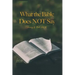 What the Bible Does NOT Say