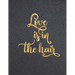 Love is in the Hair: Appointment Agenda Book Scheduling for Hairstylists, Beauty Salons Spas Hairdressers with Times and Half Hour Incremen