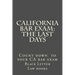 California Bar Exam: The Last days