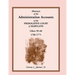 Abstracts of the Administration Accounts of the Prerogative Court of Maryland, 1768-1771, Libers 59-66