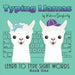 Typing Llamas: Picture Book, Teach Typing to Kids, Learn Keyboarding, Sight Words, Learn to Read, Learn to Type, Easy Readers, Early
