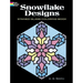 Snowflake Designs Stained Glass Coloring Book