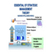 Essential of strategic management theory: strategic management concept