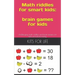 Math riddles for smart kids: brain games for kids: challenging math riddles and brain teasers for kids and whole family