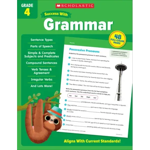 Scholastic Success with Grammar Grade 4 Workbook