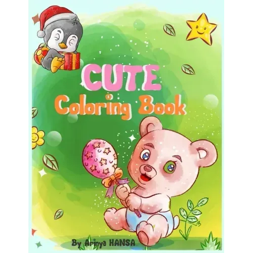 Cute Coloring Book: Gorgeous Coloring Book with Beautiful animals for girls Ages 4-8