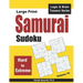 Large Print Samurai Sudoku: 500 Hard to Extreme Sudoku Puzzles Overlapping into 100 Samurai Style