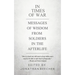 In Times of War: Messages of Wisdom from Soldiers in the Afterlife