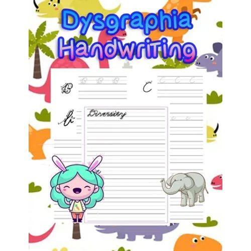 Dysgraphia Handwriting: handwriting tracing workbook-handwriting practice paper for kids-handwriting practice sheets