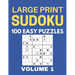 Large Print Sudoku - 100 Easy Puzzles - Volume 1 - One Puzzle Per Page - Puzzle Book for Adults