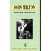 John Milton: Selected Longer Poems and Prose