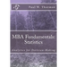 MBA Fundamentals: Statistics