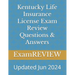 Kentucky Life Insurance License Exam Review Questions & Answers