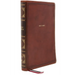 Nkjv, Thinline Bible, Large Print, Leathersoft, Brown, Thumb Indexed, Comfort Print: Holy Bible, New King James Version