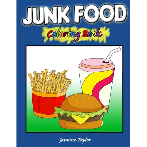 Junk Food Coloring Book