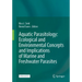 Aquatic Parasitology: Ecological and Environmental Concepts and Implications of Marine and Freshwater Parasites