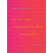 Did You Find Everything You Were Looking For?: Poems