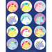 Unicorn Sticker Album For Girls: 100 Plus Pages For PERMANENT Sticker Collection, Activity Book For Girls, Blue - 8.5 by 11