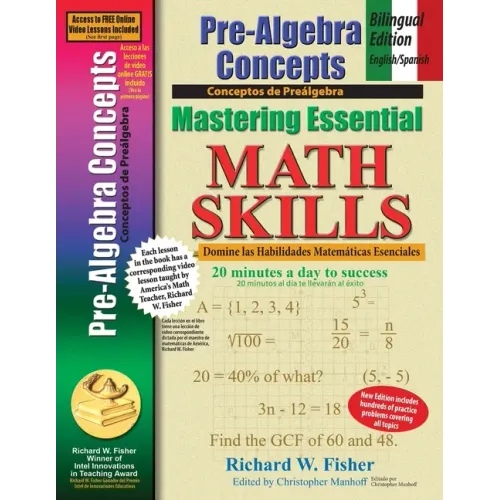 Pre-Algebra Concepts: Bilingual Edition - English/Spanish: Mastering Essential Math Skills