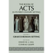 The Book of Acts in Its Graeco-Roman Setting