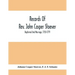 Records Of Rev. John Casper Stoever; Baptismal And Marriage, 1730-1779
