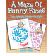 A Maze Of Funny Faces: Fun Activity Books For Kids