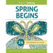 Spring Begins: Coloring Book for Adults