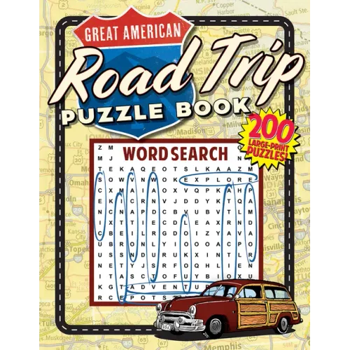 Great American Road Trip Puzzle Book