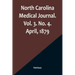 North Carolina Medical Journal. Vol. 3. No. 4. April, 1879