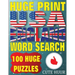 Huge Print USA & England Word Search: 100 Large Print Place Name Puzzles featuring cities in every US State and English Count