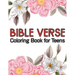 Bible verse coloring book for teens